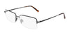 Flexon H6073 Eyeglasses / Satin Black / Size 56