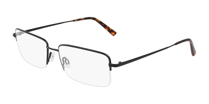 Flexon H6073 Eyeglasses / Satin Black / Size 56