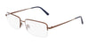 Flexon H6073 Eyeglasses / Satin Coffee / Size 56
