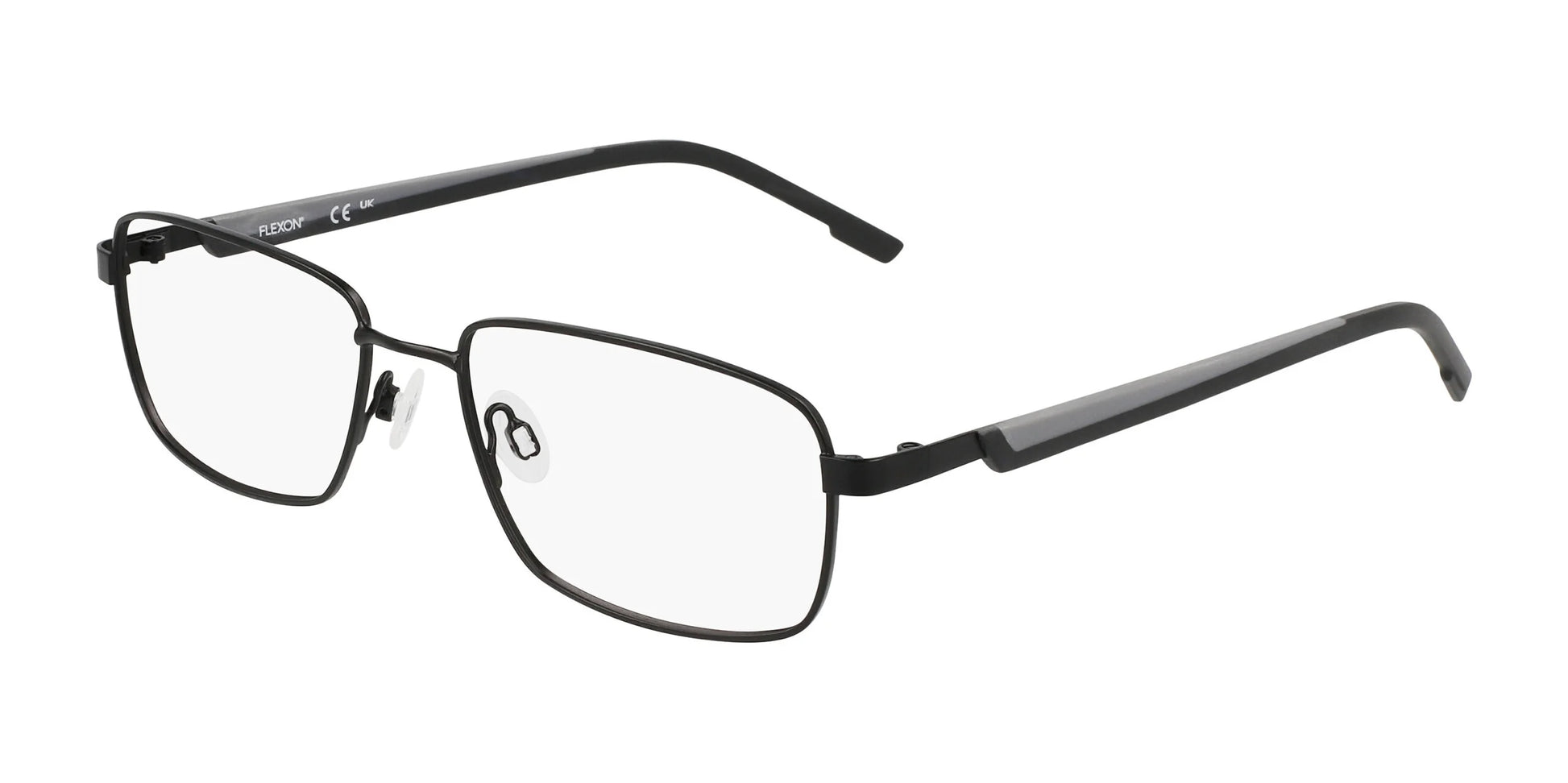 Flexon H6077 Eyeglasses Satin Black / Grey