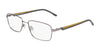Flexon H6077 Eyeglasses / Satin Gun/Khaki / Size 54