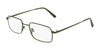 Flexon H6074 Eyeglasses / Satin Olive / Size 52
