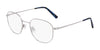 Flexon H6076 Eyeglasses | Size 49 / Silver