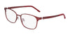 Flexon FLX1008MAG-SET Eyeglasses | Size 56 / Matte Cherry