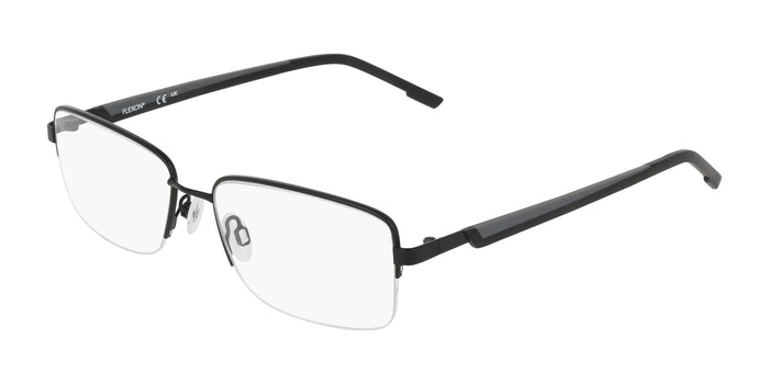Flexon H6084 Eyeglasses / Matte Black / Size 54