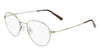 Flexon H6032 Eyeglasses / Gold / Size 48