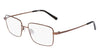 Flexon H6058 Eyeglasses / Dark Brown 5 / Size 52