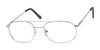 Focus Eyewear F49 Eyeglasses | Size 55 / Silver