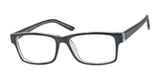 Focus Eyewear F62 Eyeglasses | Size 53 / Black / Crystal