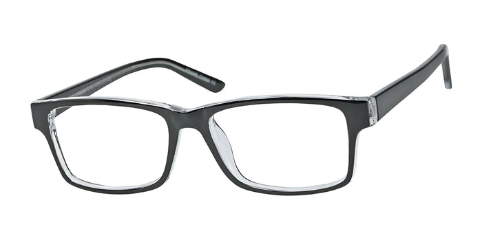 Focus Eyewear F62 Eyeglasses | Size 53 / Black / Crystal