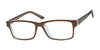 Focus Eyewear F62 Eyeglasses | Size 53 / Brown/Crystal