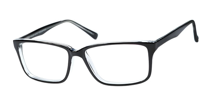 Focus Eyewear F69 Eyeglasses | Size 58 / Black / Crystal