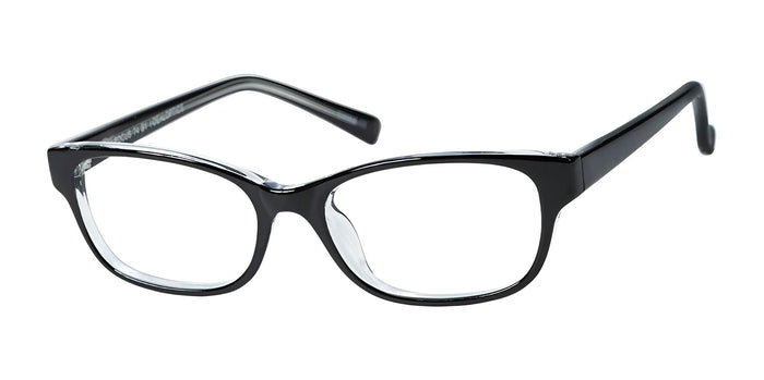 Focus Eyewear F74 Eyeglasses | Size 46 / Black / Crystal