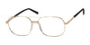 Focus Eyewear F86 Eyeglasses | Size 58 / Gold