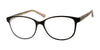 Focus Eyewear F87 Eyeglasses | Size 54 / Matte Black/Crystal