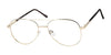 Focus Eyewear F89 Eyeglasses | Size 57 / Gold