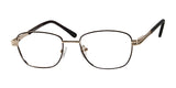 Focus Eyewear F94 Eyeglasses Gold / Tea