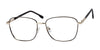 Focus Eyewear F97 Eyeglasses | Size 58 / Gold Tea