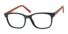 Focus Eyewear F245 Eyeglasses | Size 51 / Matte Black/Red