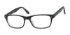 Focus Eyewear F255 Eyeglasses | Size 51 / Matte Black/Crystal