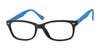 Focus Eyewear F256 Eyeglasses | Size 50 / Black/Blue