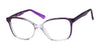 Focus Eyewear F272 Eyeglasses | Size 53 / Purple Crystal
