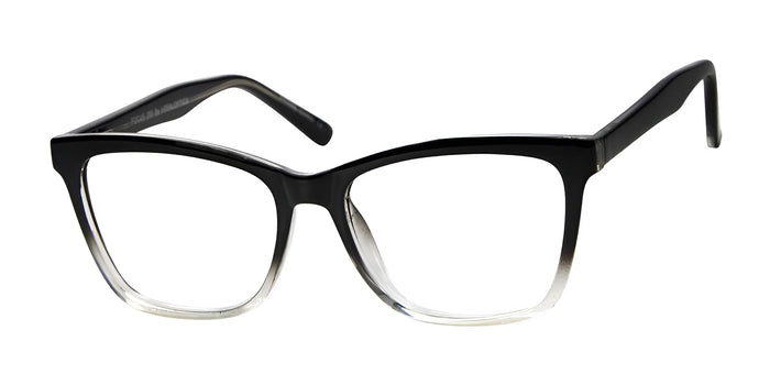 Focus Eyewear F280 Eyeglasses | Size 52 / Black Fade