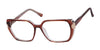 Focus Eyewear F282 Eyeglasses | Size 55 / Brown