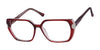 Focus Eyewear F282 Eyeglasses | Size 55 / Wine