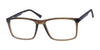 Focus Eyewear F285 Eyeglasses | Size 55 / Matte Chocolate