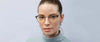Gunnar Apex Computer Eyeglasses | Size 51 / Gold/Marble / Amber