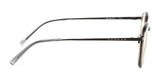 Side view of the Gunnar Atherton Computer Glasses in size 48, showcasing thin metal arms and clear lenses with advanced Gunnar lens technology for optimal blue light protection.