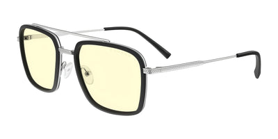 Gunnar Barron Computer Glasses Amber / Silver