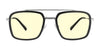Gunnar Barron Computer Eyeglasses | Size 55 / Silver / Amber