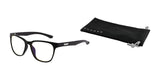 Gunnar's Berkeley Computer Glasses feature black rims, durable nylon frames, and anti-reflective lenses. They come in a pouch with "GUNNAR" printed on a white background.