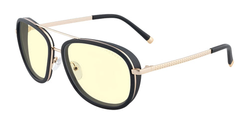 Gunnar Dume Computer Eyeglasses / Size 57 / Gold / Amber