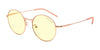 Gunnar Ellipse Computer Eyeglasses | Size 51 / Rose Gold / Amber