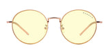 Gunnar Ellipse Computer Glasses Amber / Rose Gold