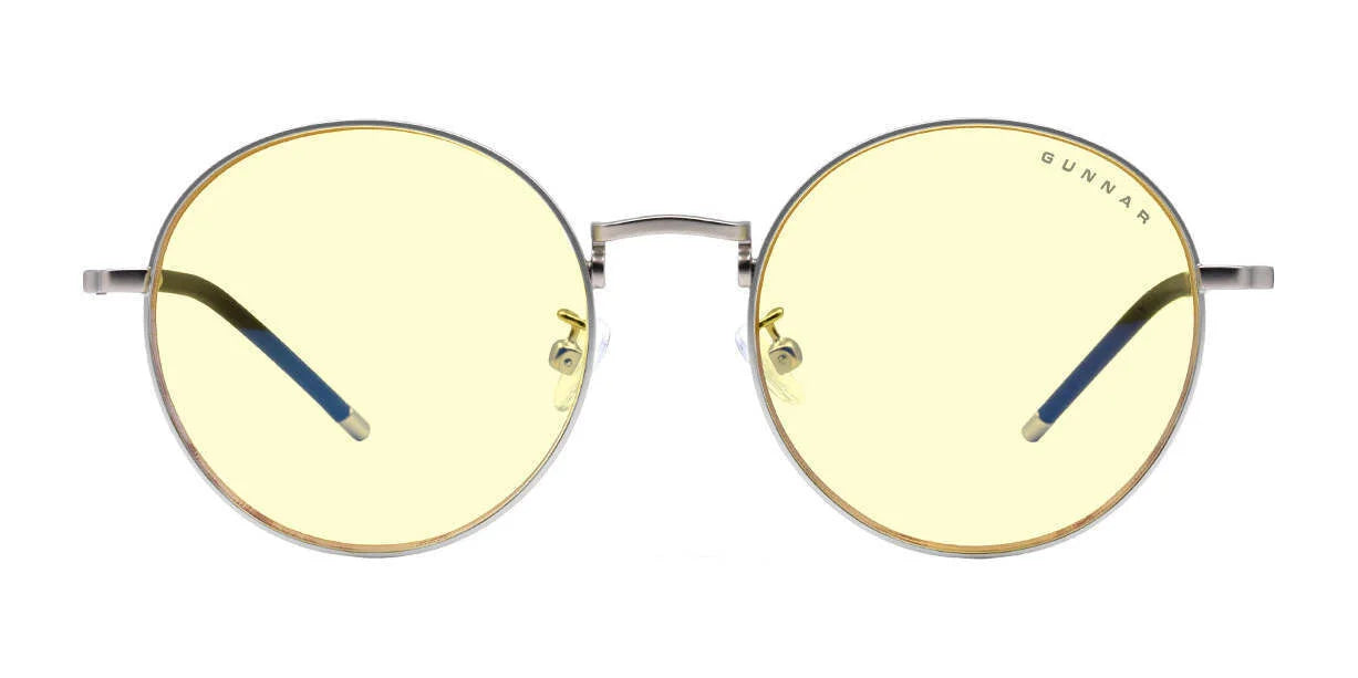 Gunnar Ellipse Computer Glasses Amber / Silver