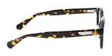 Side view of Gunnar Emery Computer Glasses (Size 47) with tortoiseshell frames and a silver Gunnar label on the temple arm, featuring a premium design and anti-reflective lens coating.