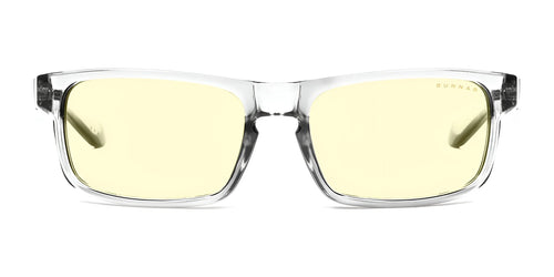 Gunnar Enigma Computer Eyeglasses / Size 58 / Gray Crystal / Amber