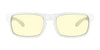 Gunnar Enigma Pride Edition Computer Eyeglasses | Size 58 / White / Amber / GUNNAR Focus