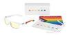 Gunnar Enigma Pride Edition Computer Eyeglasses | Size 58 / White / Amber / GUNNAR Focus