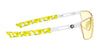 Gunnar ESL Blade Lite Computer Eyeglasses | Size 55 / White / Amber Neutral Focus