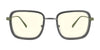 Gunnar Fallout Vault 33 Computer Eyeglasses | Size 52 / Gunmetal/Olive / Amber