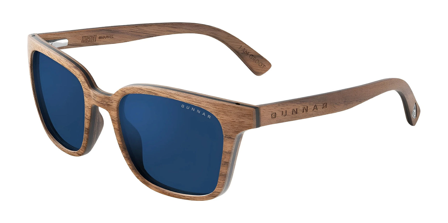 Gunnar Groot Marvel Edition Sunglasses / Walnut