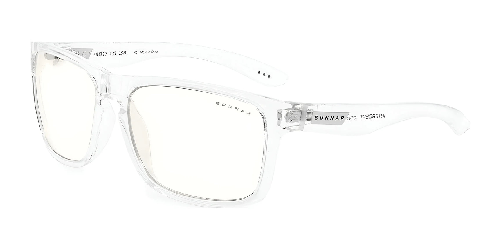 Gunnar Intercept Computer Glasses Clear GUNNAR Focus / Crystal