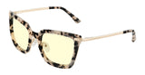 Gunnar Kaia Computer Glasses Amber / Cream Marble
