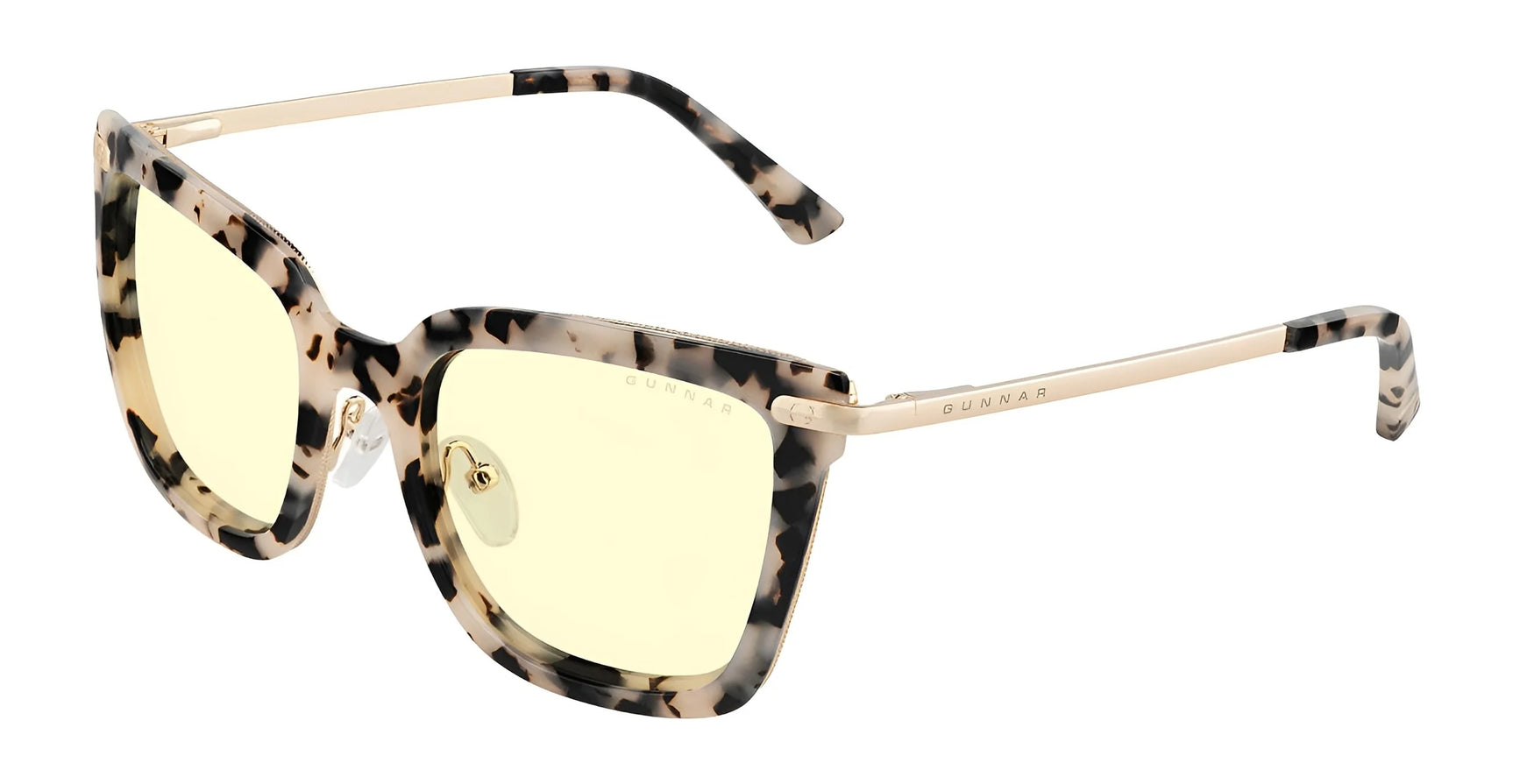 Gunnar Kaia Computer Glasses Amber / Cream Marble