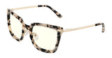 Gunnar Kaia Computer Glasses Clear / Cream Marble